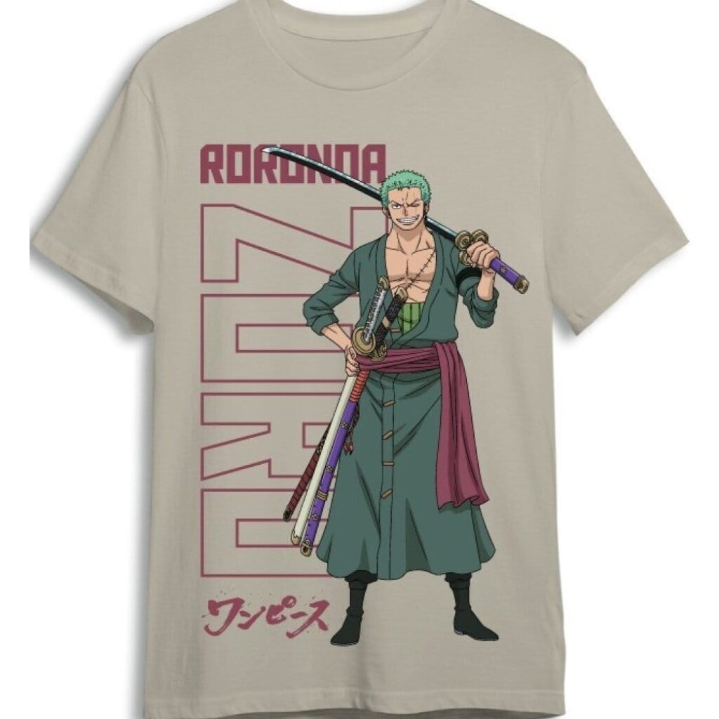 One Piece T-Shirt Roronoa Zoro Sand