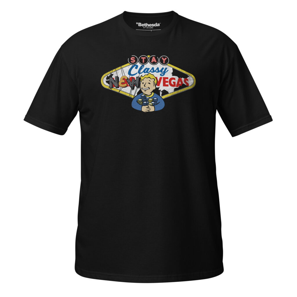 Fallout - Stay Classy New Vegas Poker - T-Shirt