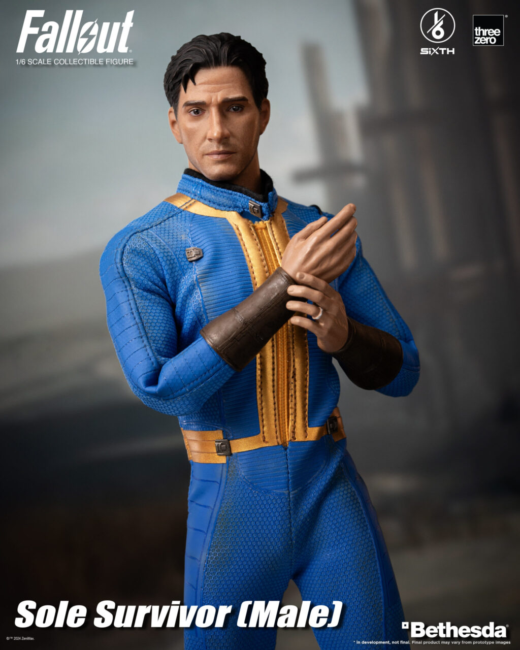 Fallout 4 1/6 Sole Survivor mannelijke verzamelbeeldje 31 cm