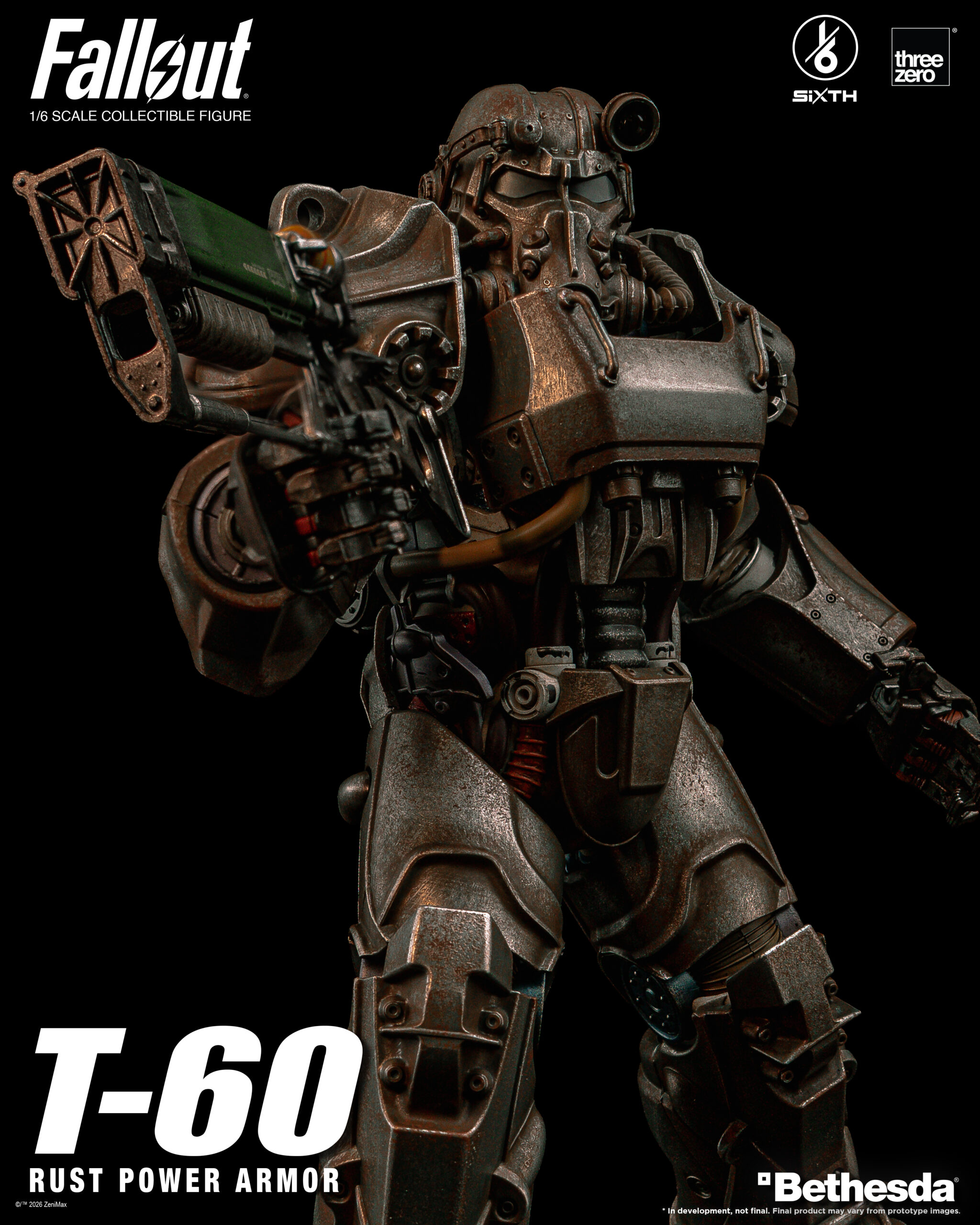 Fallout 1/6 T-60 Rust Power Armor Statue