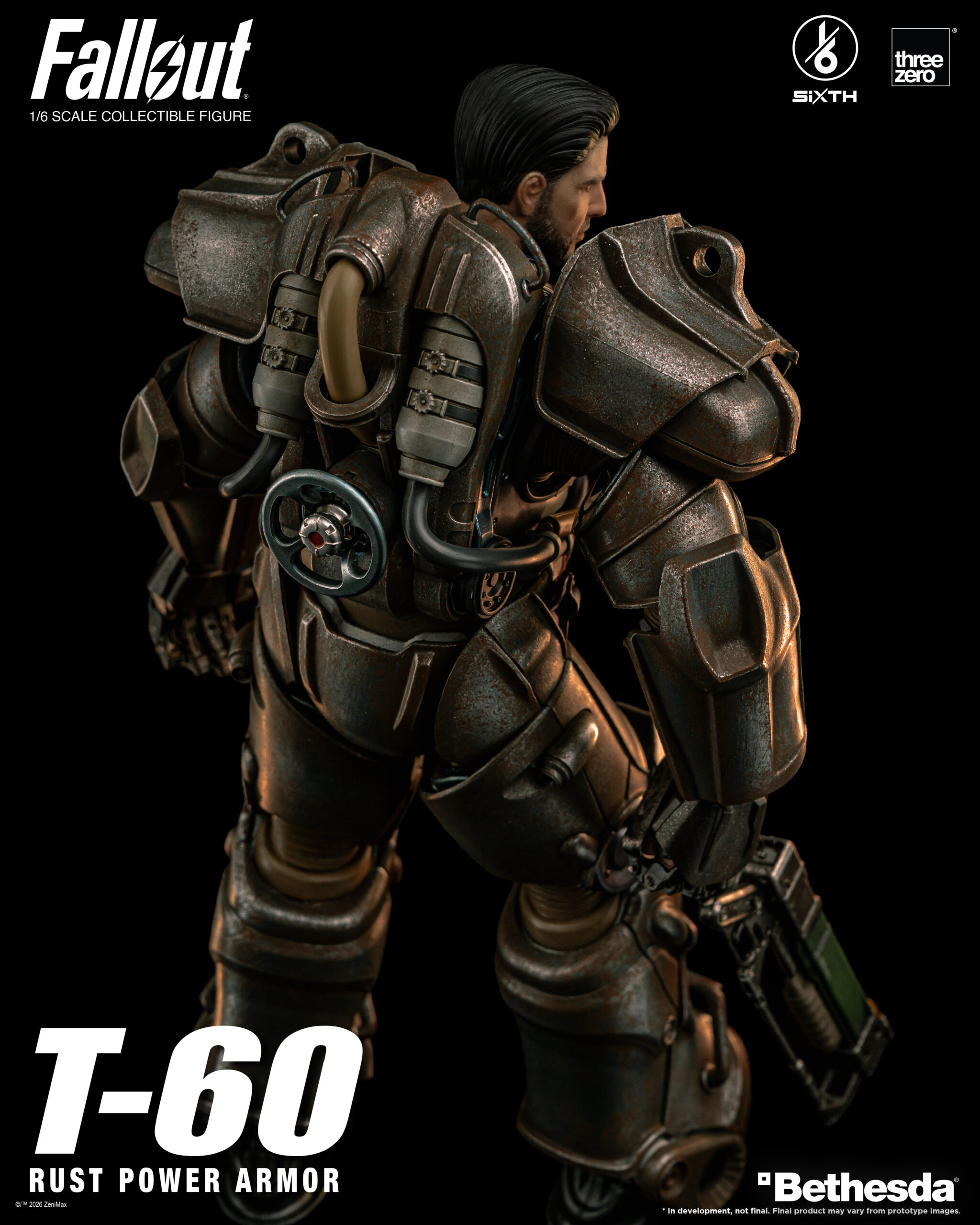 Fallout 1/6 T-60 Rust Power Armor Statue - Afbeelding 6