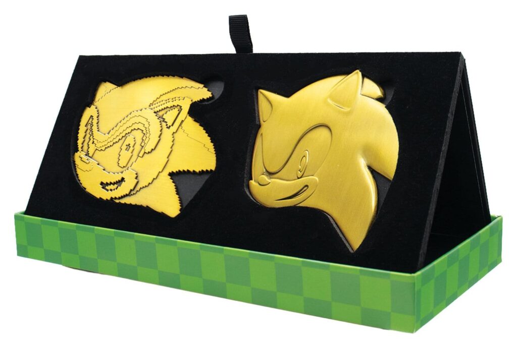 Sonic the Hedgehog -Medaillon-Set zum 35-jährigen Jubiläum „Then & Now“ – Limitierte Auflage