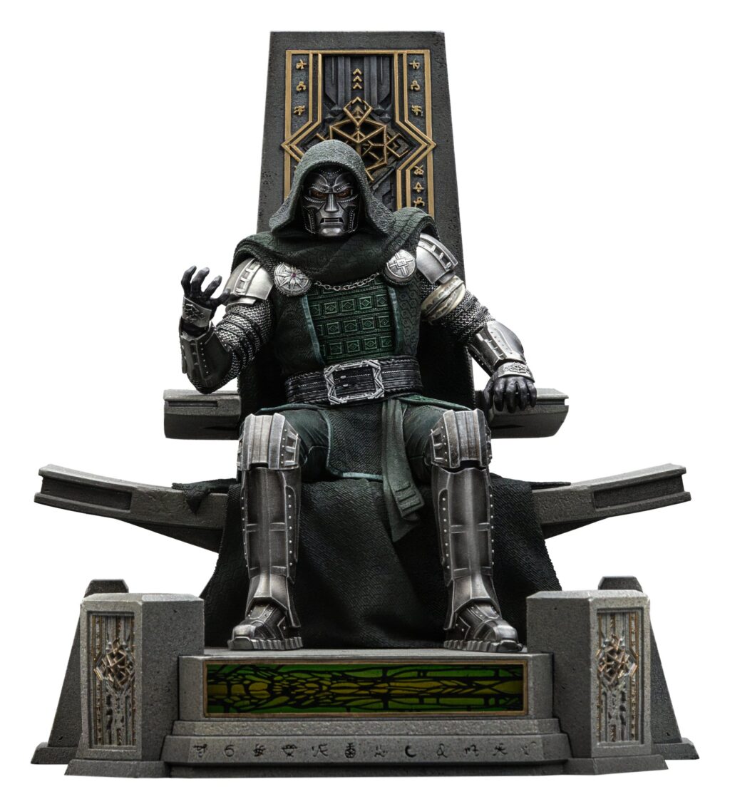 Avengers: Doomsday Iron Studios Art Scale Statue 1/10 Doctor Doom on Throne 22 cm