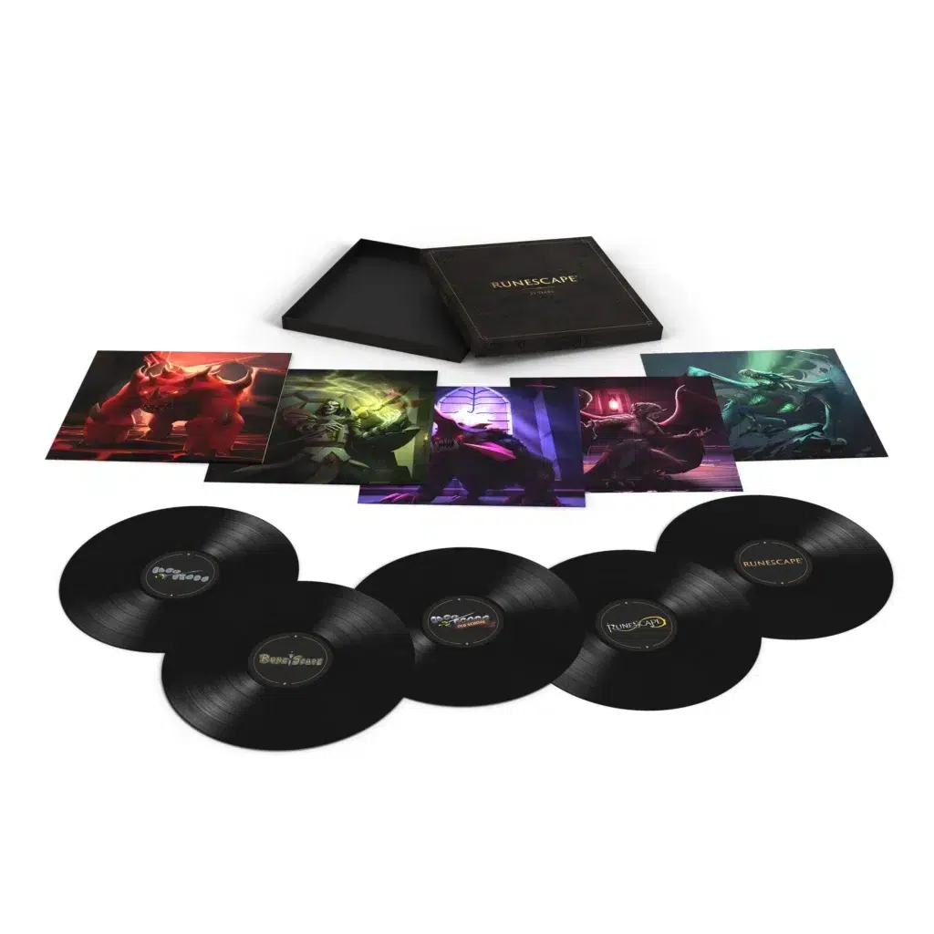 RuneScape 25 Years Original Soundtrack 5LP vinylboxset