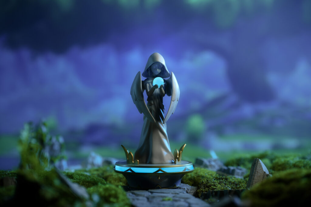 Genshin Impact Light Up Figurine Mondstadt Statue of The Seven 20 cm