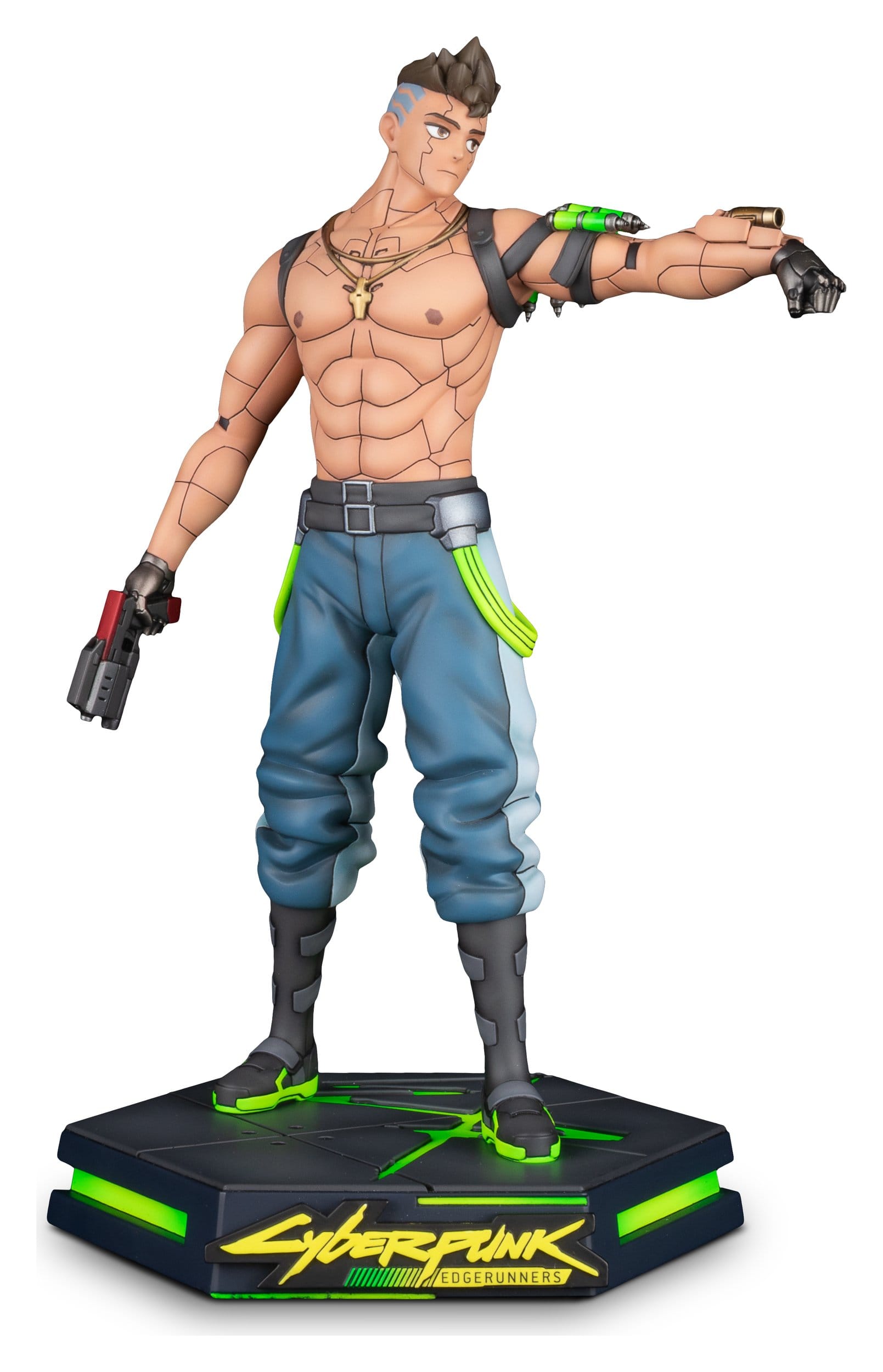 Figurine en PVC David de Cyberpunk Edgerunners, 23 cm