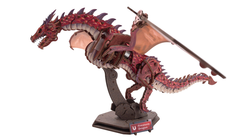 UGEARS Firestorm Dragon 3D Mechanical Model