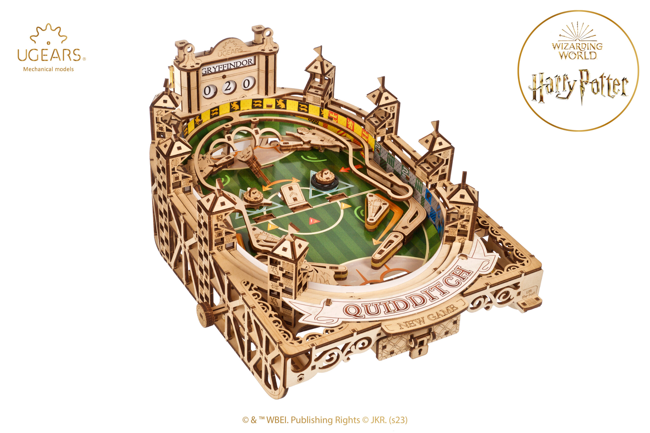 UGEARS Harry Potter: Quidditch™ Pinball Mechanical Game - Image 6