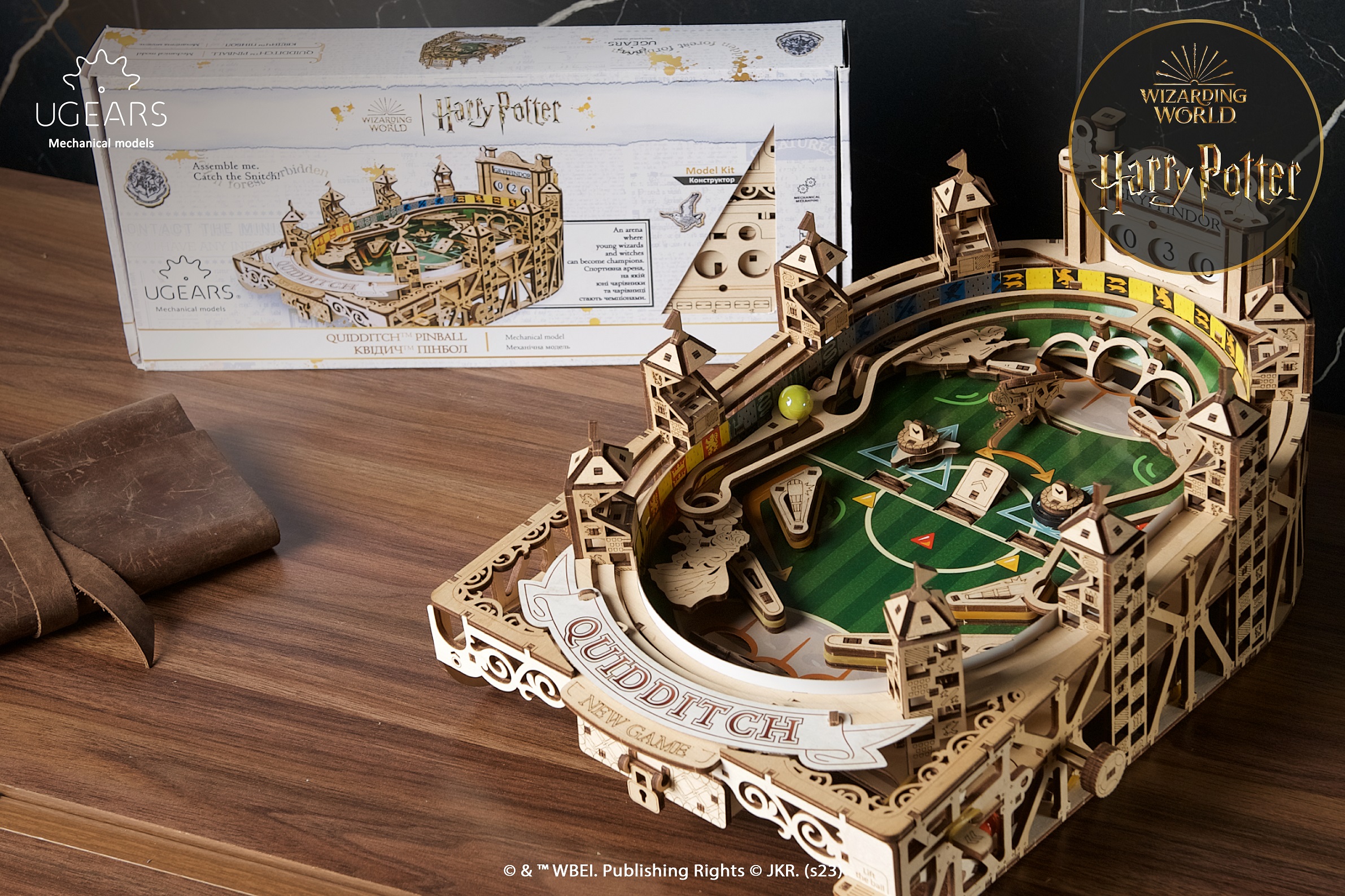 UGEARS Harry Potter: Quidditch™ Pinball Mechanical Game - Image 9