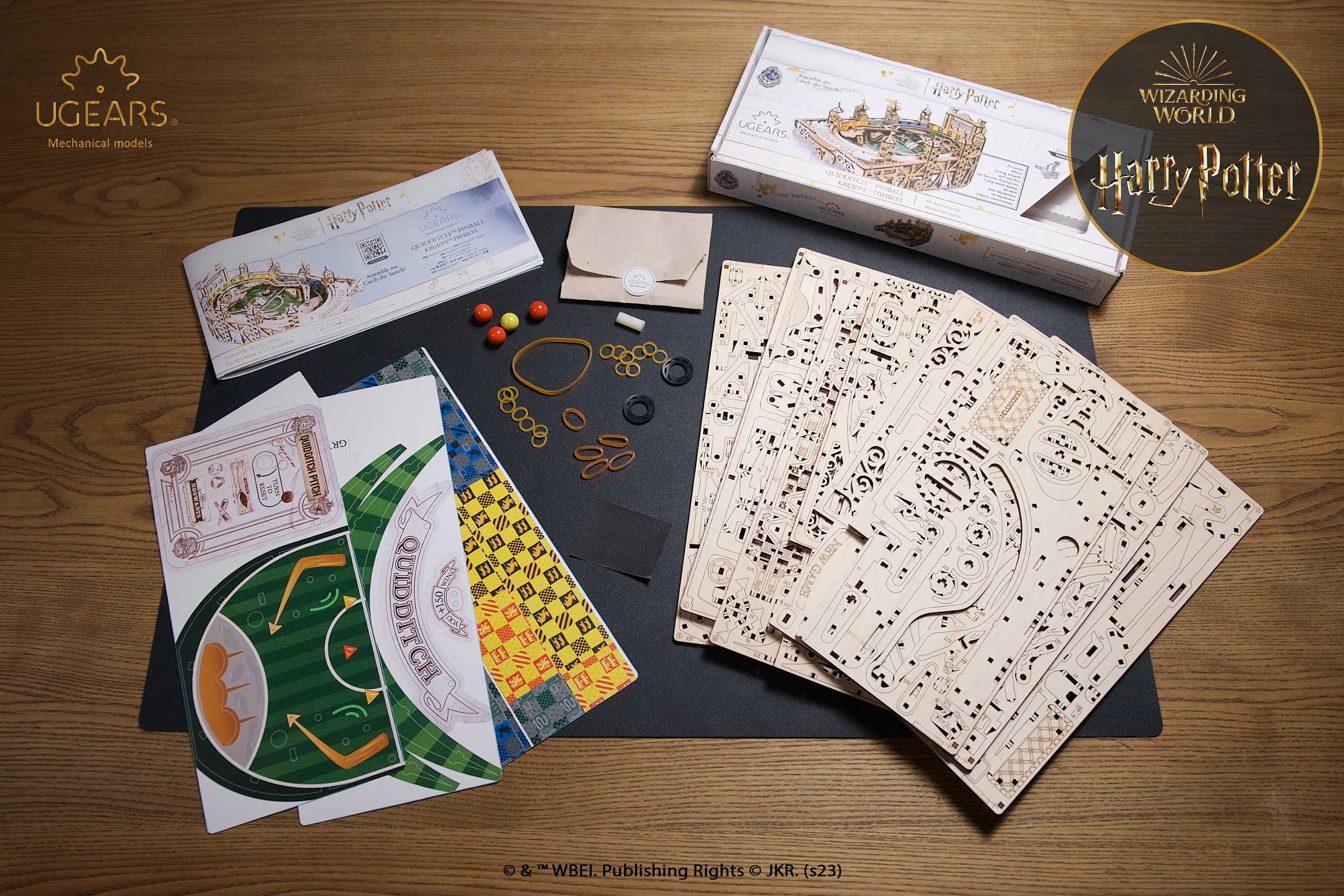 UGEARS Harry Potter: Quidditch™ Pinball Mechanical Game - Image 8