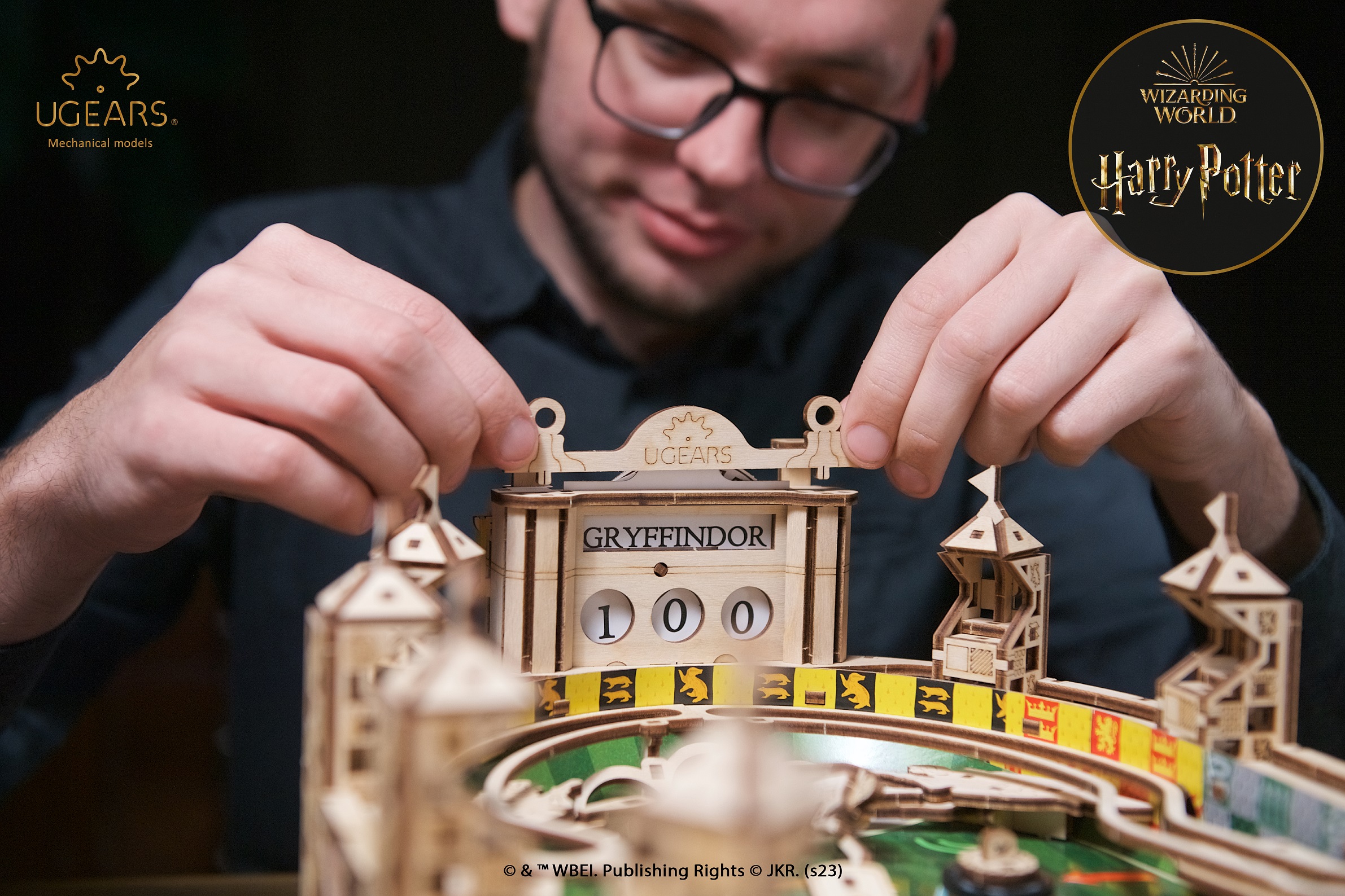UGEARS Harry Potter: Quidditch™ Pinball Mechanical Game - Image 7